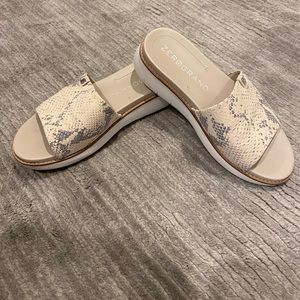 Cole Haan Snakeprint Sandals